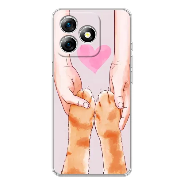 Чехол с принтом «Любовь к котикам» для Ulefone Note 18 Pro