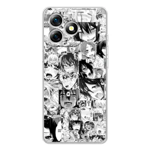Анимешный чехол для Ulefone Note 18 Pro (Ahegao manga)