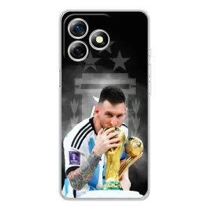 Чехлы для Ulefone Note 18 Pro (Leo чемпион) (AlphaPrint) (Месси Чемпион)
