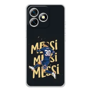 Чехлы для Ulefone Note 18 Pro (Leo чемпион) (AlphaPrint) (Messi ПСЖ)
