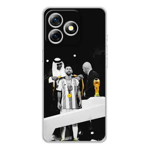 Чехол с принтом «Месси в накидке» для Ulefone Note 18 Pro Чехол с принтом «Месси в накидке» для Ulefone Note 18 Pro