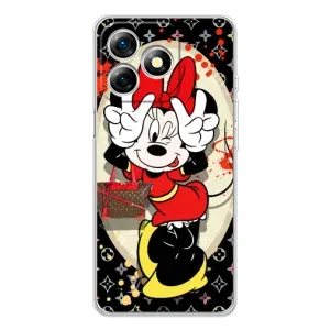Чехол Disney Mouse Ulefone Note 18 Pro (PREMIUMPrint) (Минни peace)