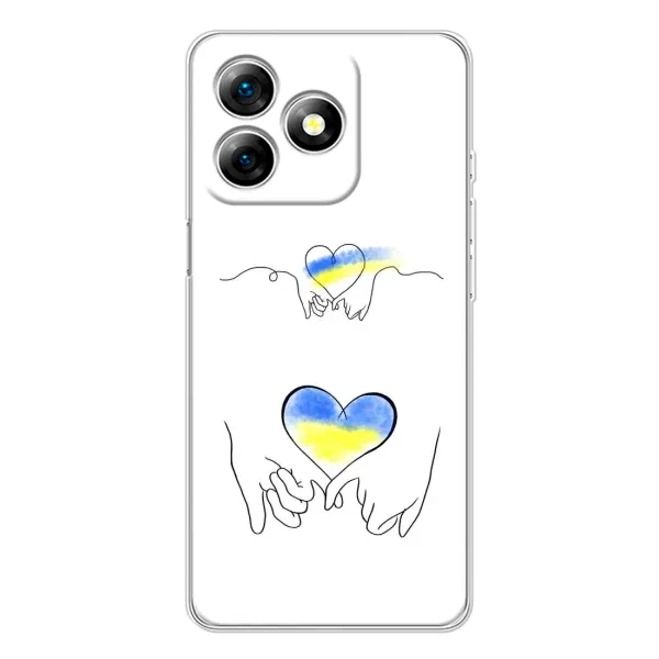 Чехол с принтом «Мир Украине» для Ulefone Note 18 Pro