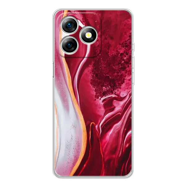Чехол с принтом «Мрамор красный» для Ulefone Note 18 Pro Чехол с принтом «Мрамор красный» для Ulefone Note 18 Pro