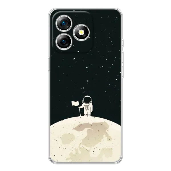 Чехол с принтом «На луне» для Ulefone Note 18 Pro