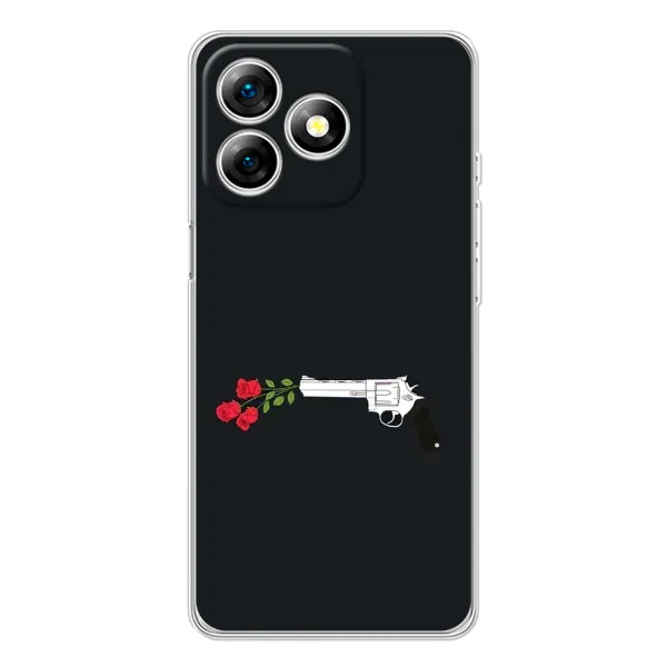 Чохол з принтом «Неочікувані квіти» для Ulefone Note 18 Pro