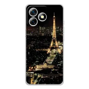Чехол Эйфелева Башня для Ulefone Note 18 Pro - (AlphaPrint) (Ночной Париж)