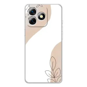 Чехол с принтом «Нюдовая веточка абстракция» для Ulefone Note 18 Pro