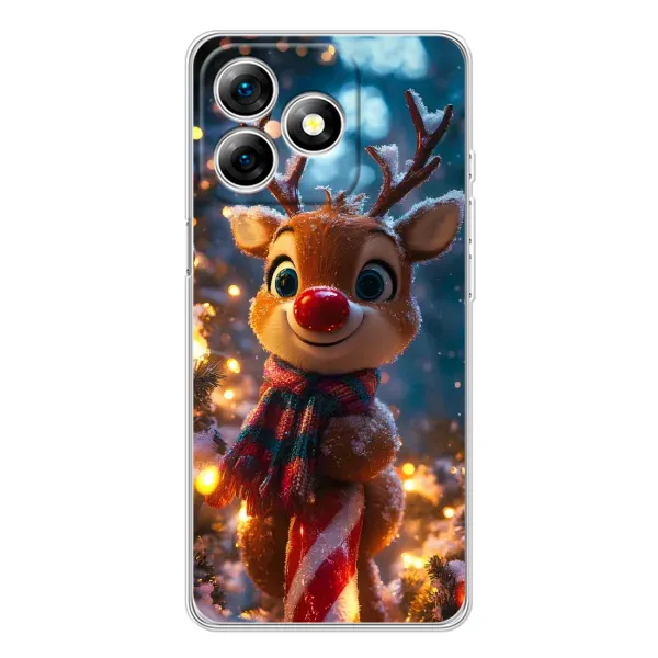 Чехол с принтом «Олень с шарфом» для Ulefone Note 18 Pro