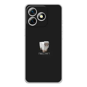 Чехол Майнкрафт на Ulefone Note 18 Pro (AlphaPrint) Minecraft (Овечка Майнкрафт)
