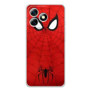 Чехол с человеком пауком для Ulefone Note 18 Pro - (AlphaPrint) (Паук (Марвел))