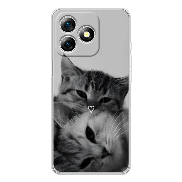 Чехол с принтом «Пара котов» для Ulefone Note 18 Pro