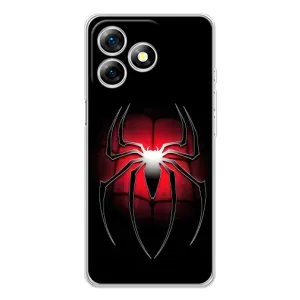 Чехол с человеком пауком для Ulefone Note 18 Pro - (AlphaPrint) (Паук марвел)