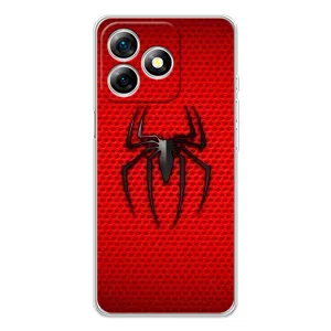 Чехол с человеком пауком для Ulefone Note 18 Pro - (AlphaPrint) (Паук Марвел)