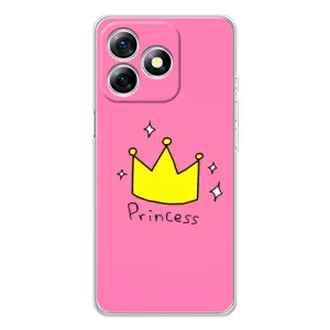 Чехол с картинкой (Стильные) для Нот 18 Про - (AlphaPrint) (Princess)