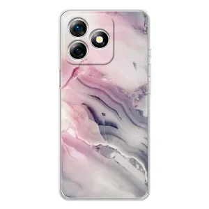 Мраморный чехол на Ulefone Note 18 Pro (VPrint) (Пурпурный Мрамор)