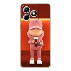 Крутые Чехлы Луи Виттон для Ulefone Note 18 Pro (AlphaPrint) (С Кофе)