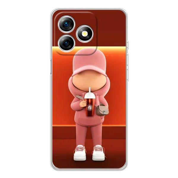 Чехол с принтом «С Кофе» для Ulefone Note 18 Pro