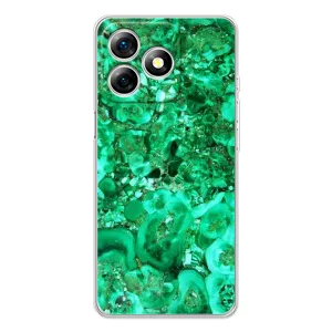 Мраморный чехол на Ulefone Note 18 Pro (VPrint) (Салатный Мрамор)