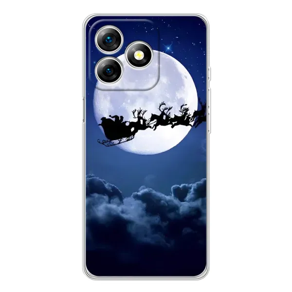 Чохол з принтом «Санта - місяць» для Ulefone Note 18 Pro