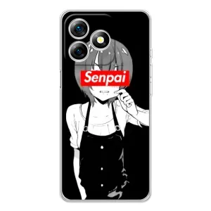 Чехлы Персонажи Аниме Наруто для Ulefone Note 18 Pro (AlphaPrint) (Senpai)