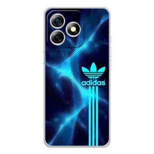 Чехлы Адидас для Ulefone Note 18 Pro (AlphaPrint) (Синий Адидас)