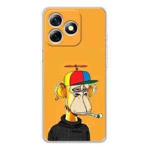 Чехлы с Обезьянами NFT для Ulefone Note 18 Pro (AlphaPrint) (Скучающая Обезьяна NFT)