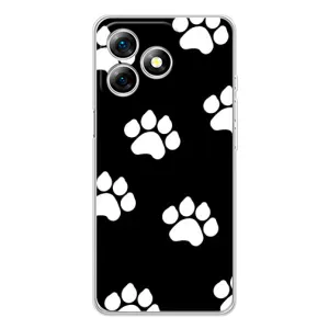 Чехлы с собаками для Ulefone Note 18 Pro (VPrint) (Следы собаки)