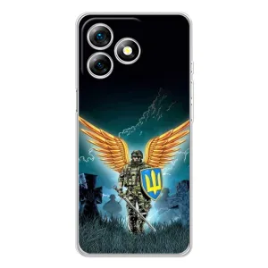 Чехлы с картинкой ЗСУ для Ulefone Note 18 Pro (AlphaPrint) (Солдат ЗСУ)