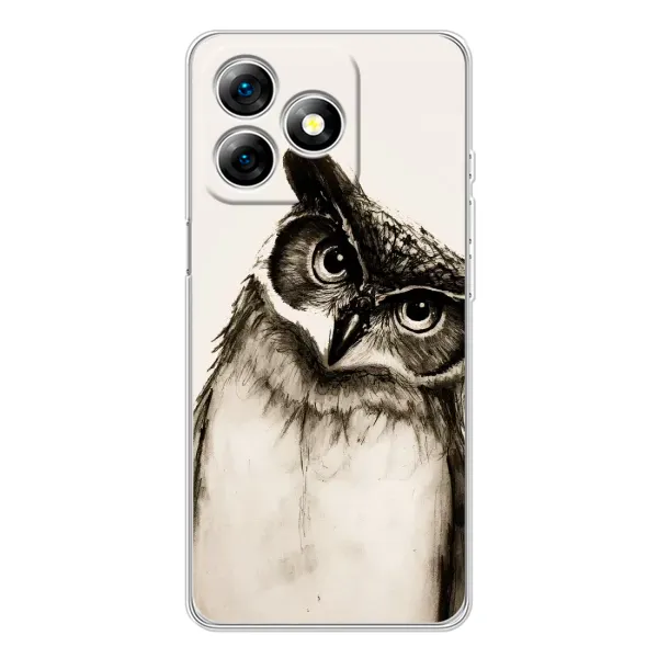 Чехол с принтом «Сова» для Ulefone Note 18 Pro