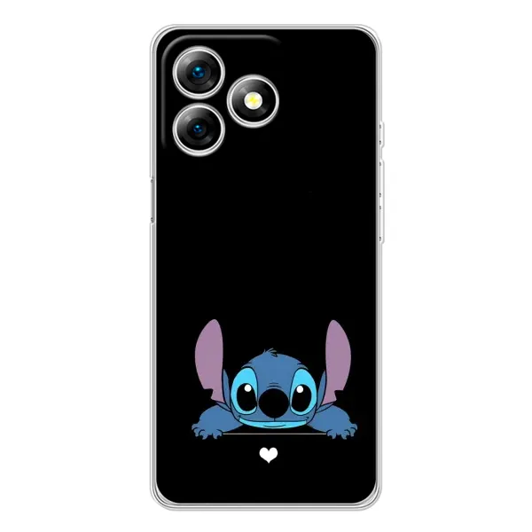 Чехол с принтом «Стич на черном» для Ulefone Note 18 Pro