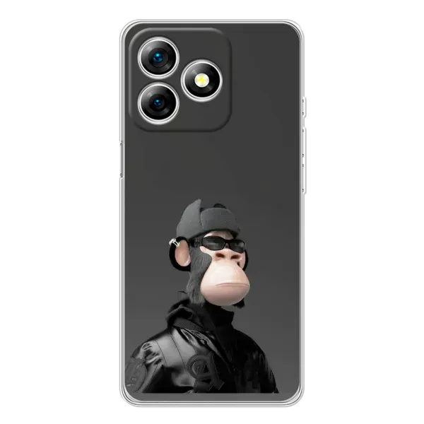 Чехол с принтом «стильная обезьяна NFT» для Ulefone Note 18 Pro