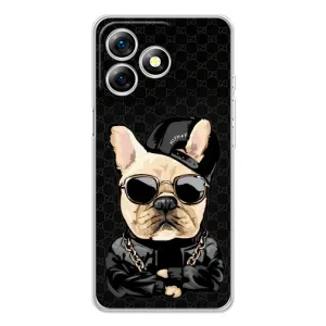 Чехлы с крутыми принтами для Ulefone Note 18 Pro - (PREMIUMPrint) (Стильная собака)