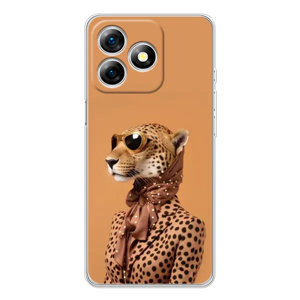 Чехол с принтом «Стильный леопард» для Ulefone Note 18 Pro