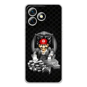 Чехлы с крутыми принтами для Ulefone Note 18 Pro - (PREMIUMPrint) (Супер Марио)