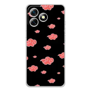 Чехлы Персонажи Аниме Наруто для Ulefone Note 18 Pro (AlphaPrint) (Тучки Аниме)