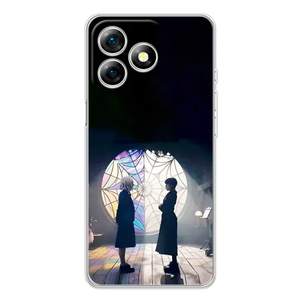 Чехол с принтом «Уэнздей и Инид» для Ulefone Note 18 Pro