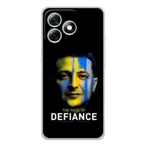 Чехол для Ulefone Note 18 Pro (AlphaPrint - с принтом Зеленского) (В. Зеленский)