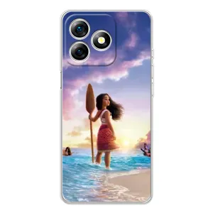 Чехол с мультфильмом Моана Ulefone Note 18 Pro (Моана с веслом)