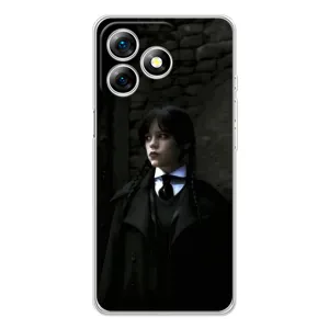 Чехол с дизайном Венздей 2 на Ulefone Note 18 Pro (Темный стиль Уэнздей)