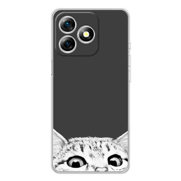 Чехол с принтом «Выглядывает кот» для Ulefone Note 18 Pro