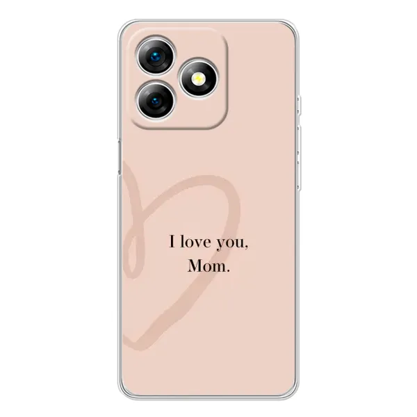 Чехол с принтом «Сердце маме» для Ulefone Note 18 Pro