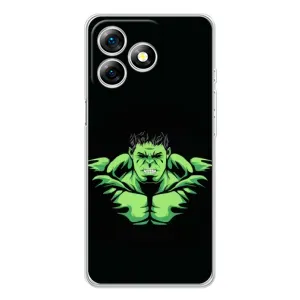 Чехлы с героями Марвел Ulefone Note 18 Pro (VPrint) (Зелёный Халк)