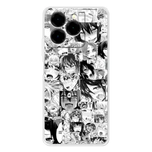 Чехлы Персонажи Аниме Наруто для Ulefone Note 20 Pro (AlphaPrint) (Ahegao manga)