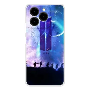 Чехлы BTS для Ulefone Note 20 Pro (AlphaPrint) (Army BTS)