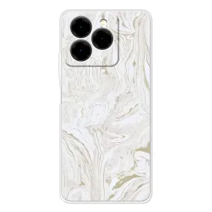 Чехол с принтом «Белый мрамор» для Ulefone Note 20 Pro