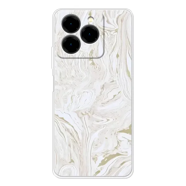 Чехол с принтом «Белый мрамор» для Ulefone Note 20 Pro