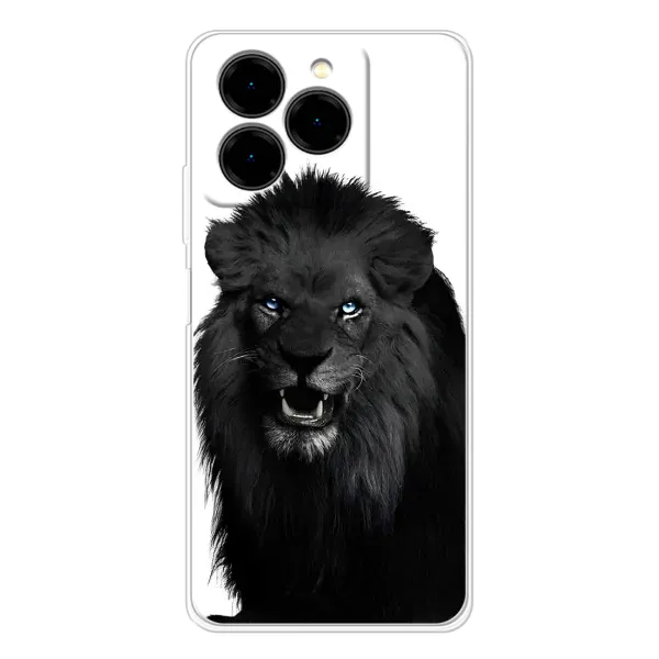 Чехол с принтом «Черный ЛЕВ» для Ulefone Note 20 Pro