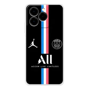 Чехлы PSG для Ulefone Note 20 Pro (AlphaPrint) (футболка ПСЖ)