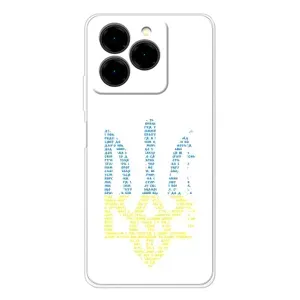 Чехлы для Ulefone Note 20 Pro Укр. Символика (AlphaPrint) (Герб из букв)
